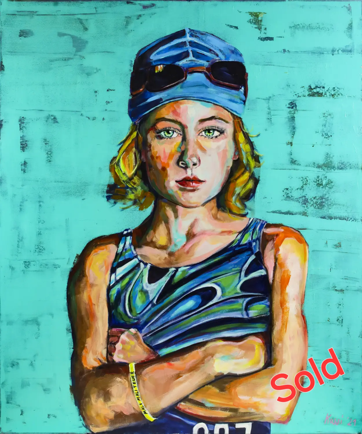 Attitude Girl-Kunstwerk von Kassarti 