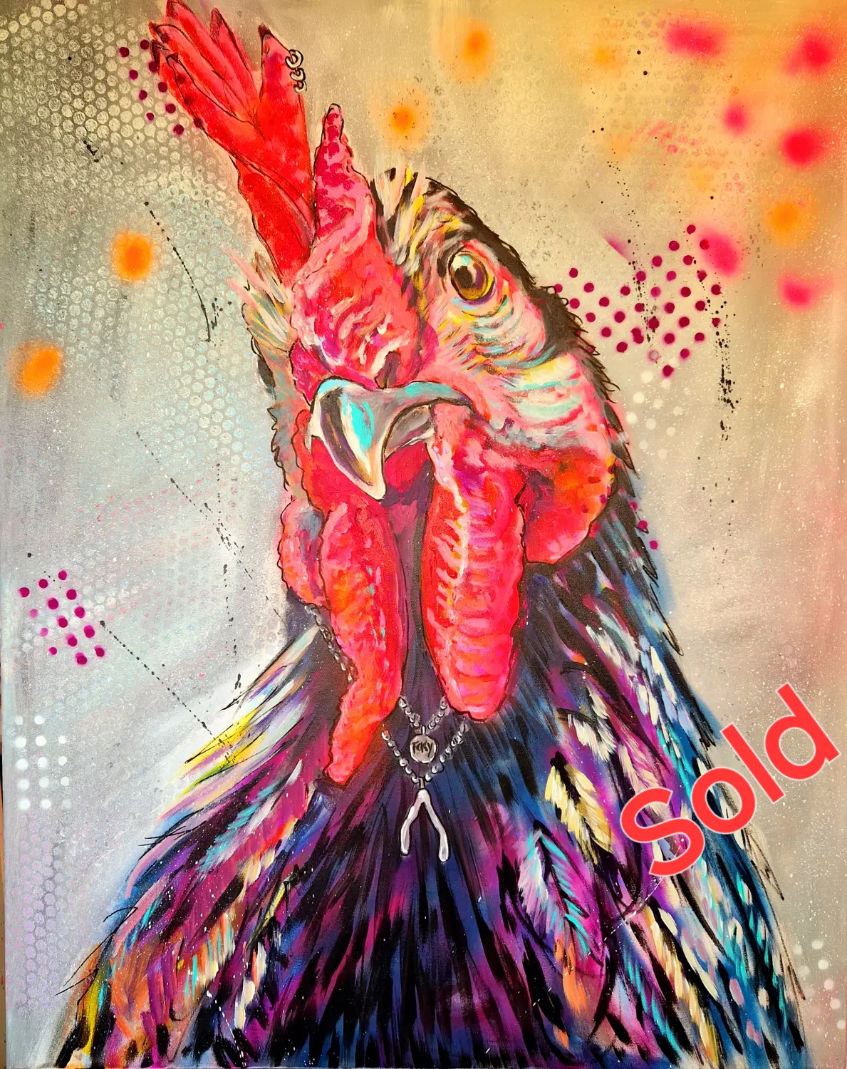 Papagei-Kunstwerk von Kassarti 