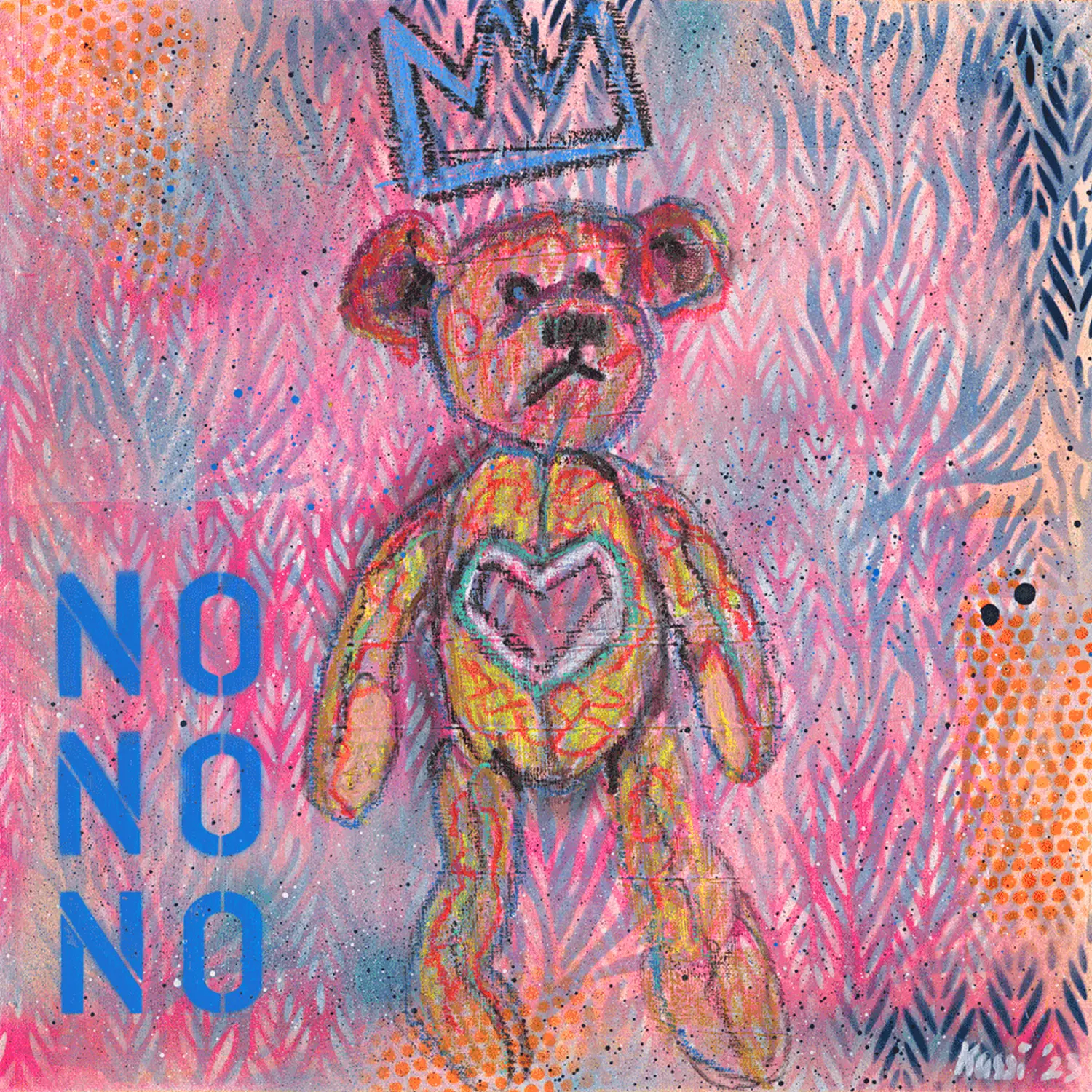 Teddy-Kunstwerk von Kassarti 